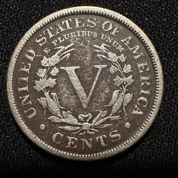 1888 and 1889 V Nickels one worn other in good condition - Picture 4 of 5